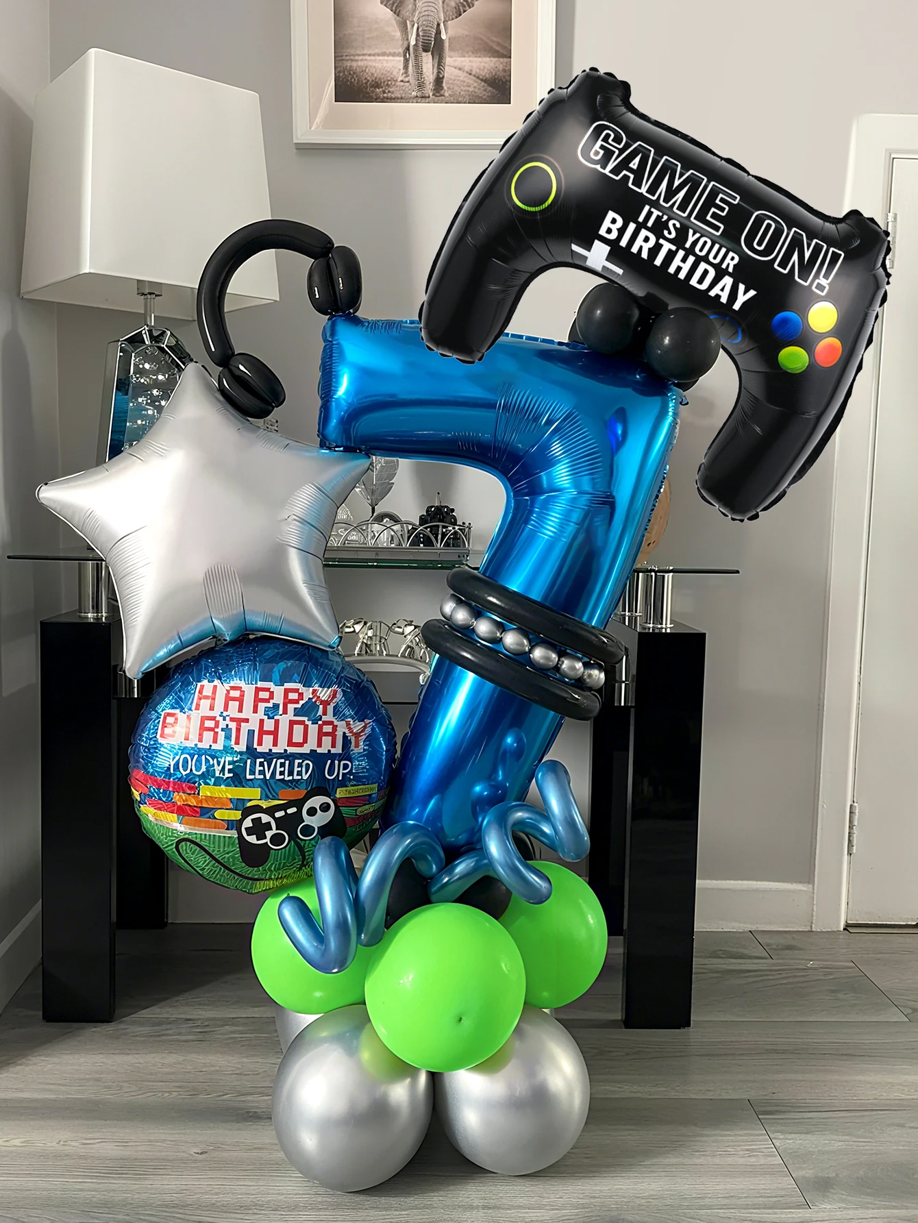 Gaming Accessories For Room - 32개 게임 테마 생일 숫자 풍선