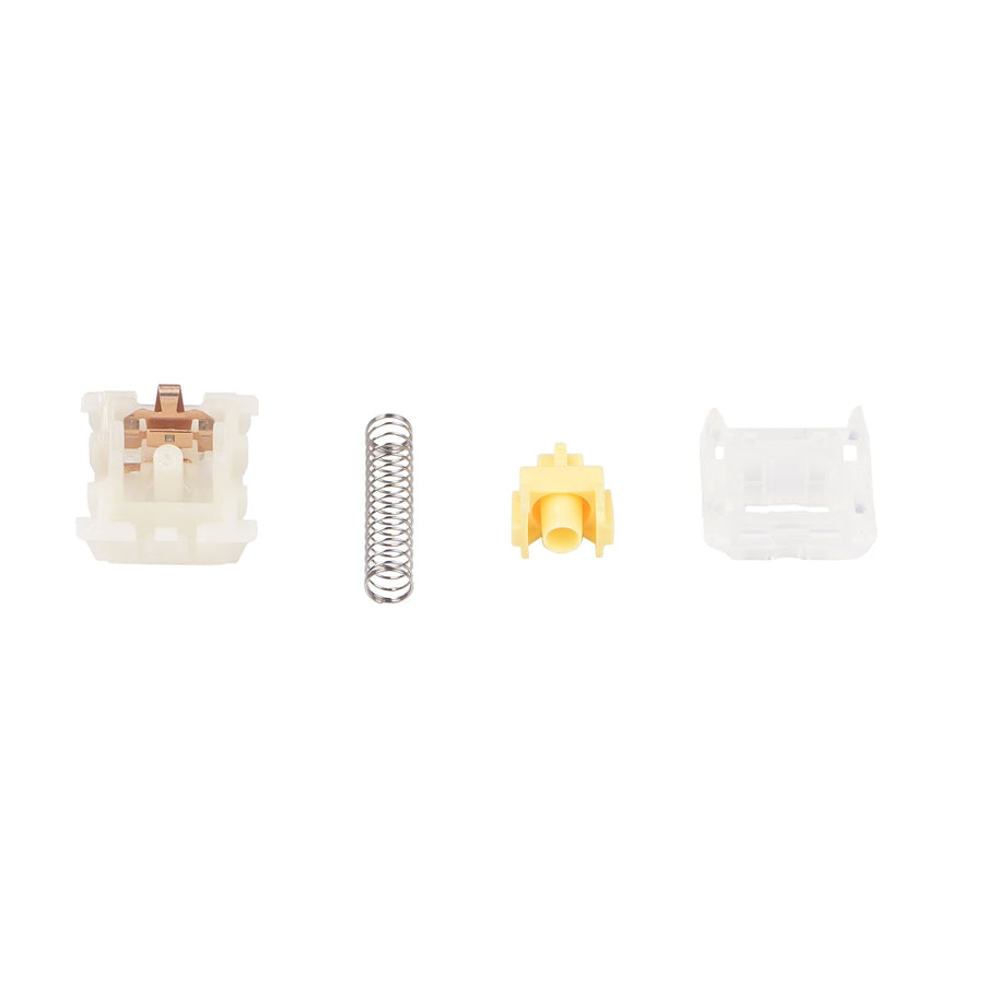 게이트론 캡 밀키 노란색 선형 KS-25 5 핀 DIY - Gaming Accessories Aesthetic 리뷰 및 가격